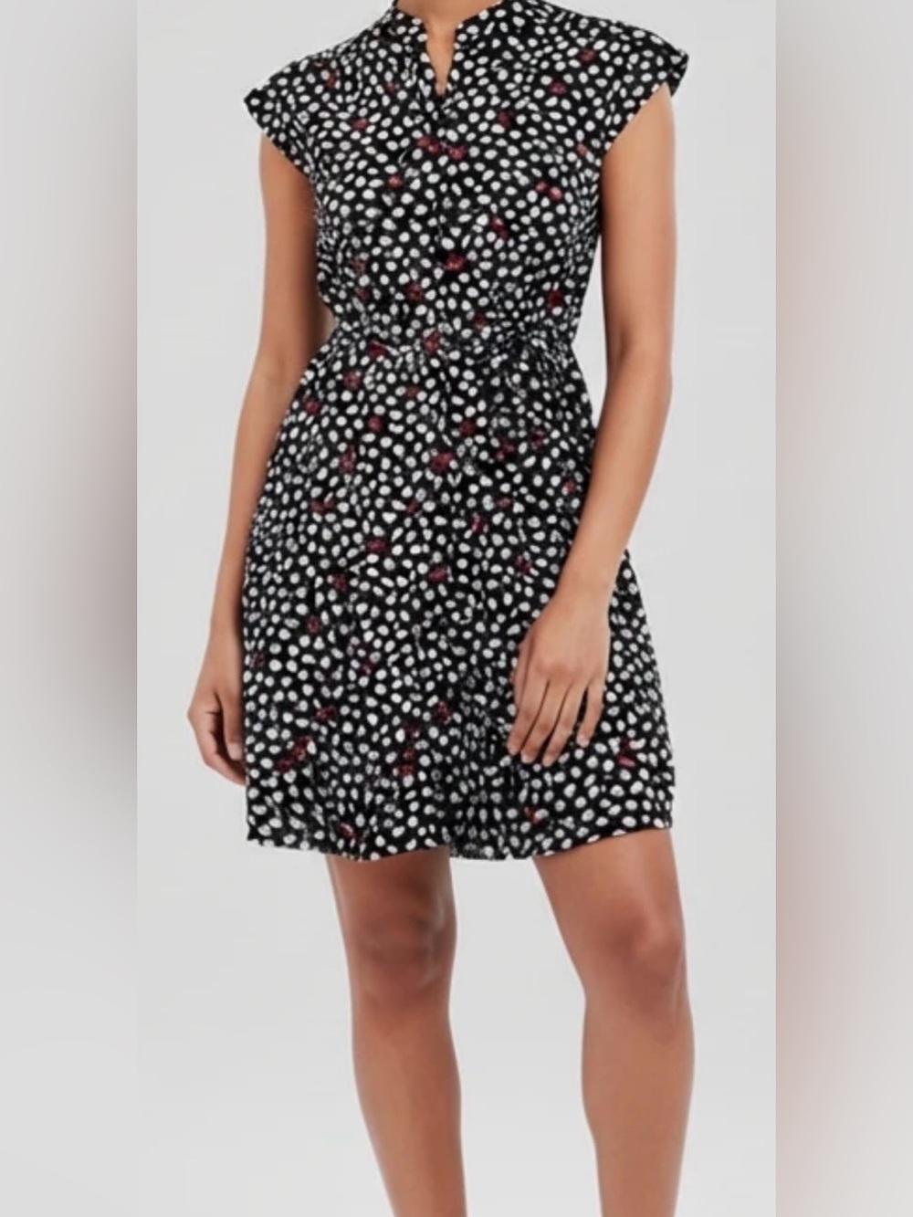 Maeve by Anthropologie Odilia Capped Sleeve Mini Dress, Small